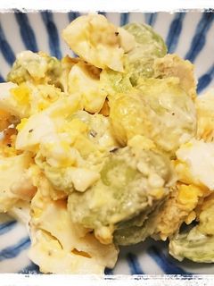 そら豆の卵サラダ-レシピのメイン写真