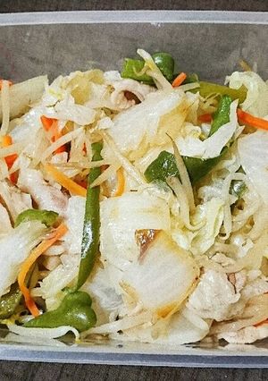 ポン酢野菜炒め-レシピのメイン写真