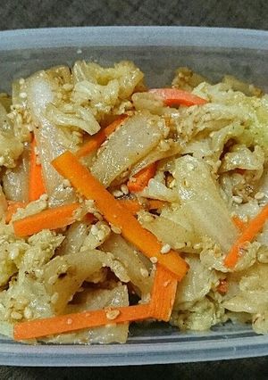 白菜と人参の炒めナムル-レシピのメイン写真
