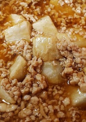 里芋の素揚げ挽き肉あんかけ-レシピのメイン写真
