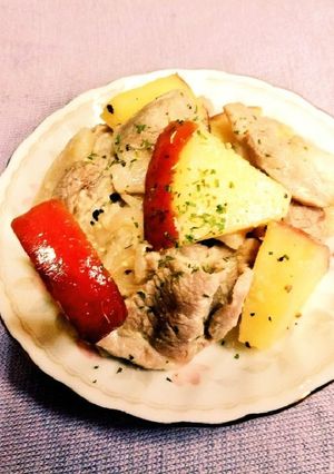 豚肉とりんごのマヨネーズソテー-レシピのメイン写真