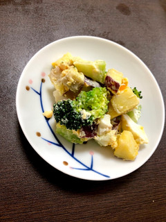 さつま芋のゴロゴロサラダ♡ササミ♡茹で卵-レシピのメイン写真