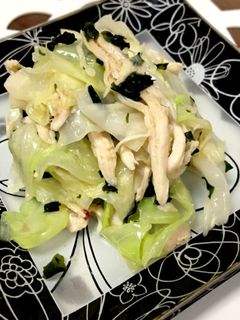 サラダチキンとキャベツの和え物-レシピのメイン写真