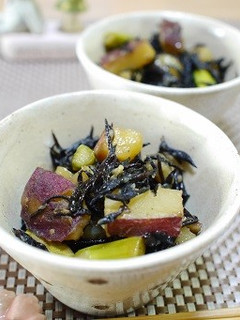 さつま芋のひじき煮-レシピのメイン写真
