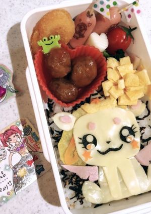 プリキュア キャラ弁フワユニコーン-レシピのメイン写真