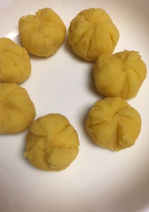 簡単♪ 金時芋の茶巾絞り-レシピのメイン写真