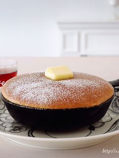 簡単♡ふわふわ♪カステラパンケーキ-レシピのメイン写真