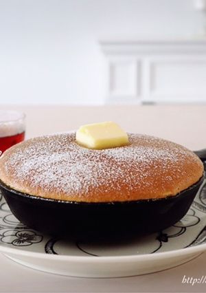 簡単♡ふわふわ♪カステラパンケーキ-レシピのメイン写真