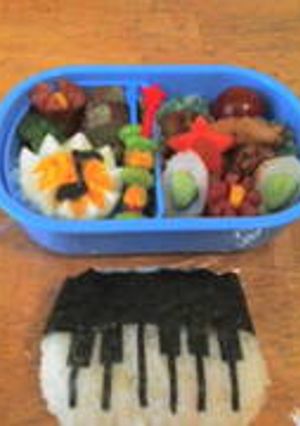 簡単☆ピアノ弁当♪-レシピのメイン写真