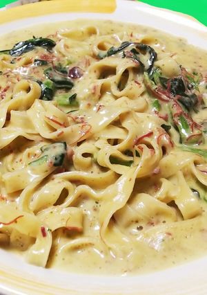 ジェノベーゼクリームパスタ-レシピのメイン写真