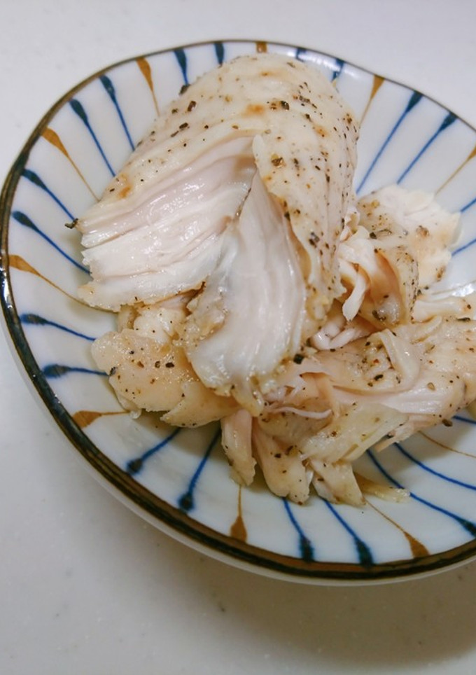 鶏ささみのふんわり蒸し-レシピのメイン写真