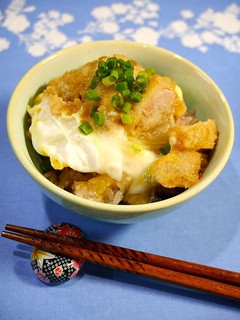 レンジで1分40秒!ほんだしカツ丼-レシピのメイン写真