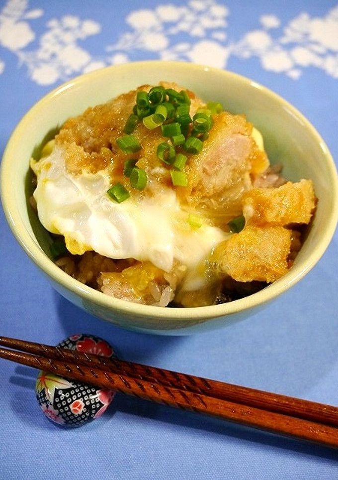レンジで1分40秒！ほんだしカツ丼-レシピのメイン写真