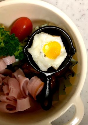 ウズラの卵の目玉焼き お弁当に-レシピのメイン写真