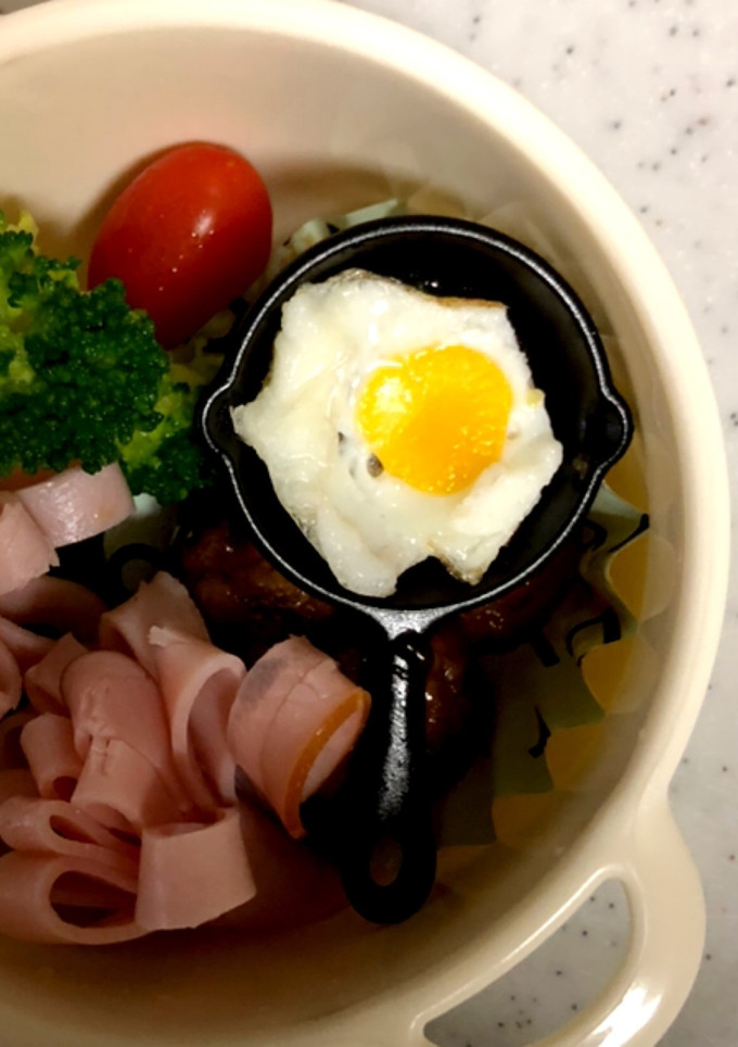 ウズラの卵の目玉焼き お弁当に-レシピのメイン写真