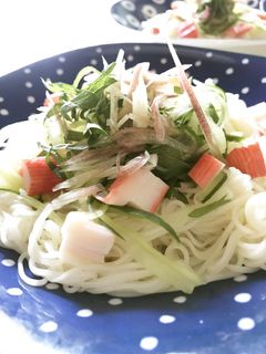 ぶっかけソーメン-レシピのメイン写真