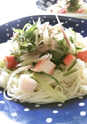 ぶっかけソーメン-レシピのメイン写真