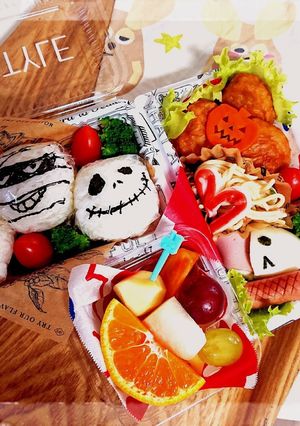 ハロウィン弁当2019年-レシピのメイン写真