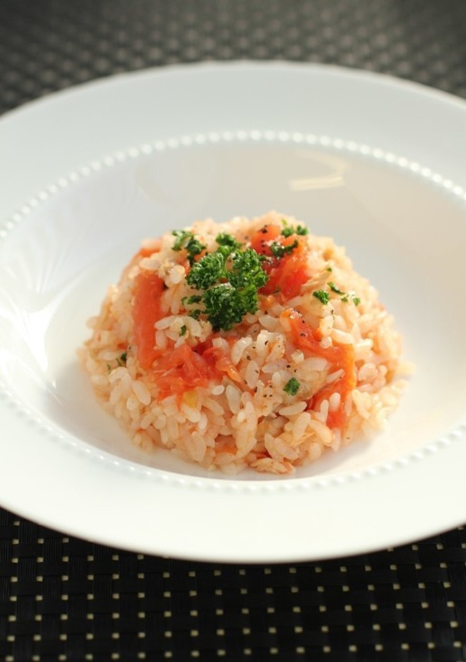 ☆簡単☆トマトの洋風炊き込みご飯-レシピのメイン写真