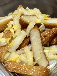 さつまあげと白菜の炒め煮-レシピのメイン写真