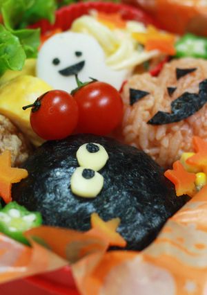 ハロウィンおにぎり-レシピのメイン写真