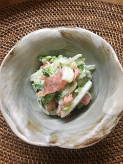 白菜とサーモンのサラダ-レシピのメイン写真