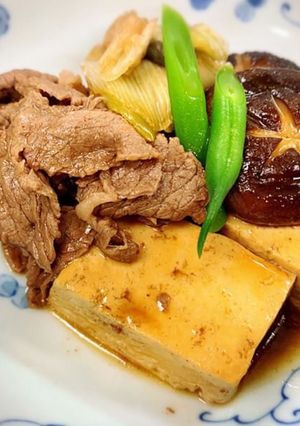 芋焼酎によく合う肉豆腐-レシピのメイン写真
