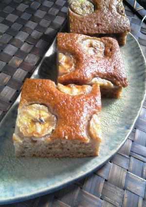 カフェで食べた味♪簡単バナナケーキ-レシピのメイン写真