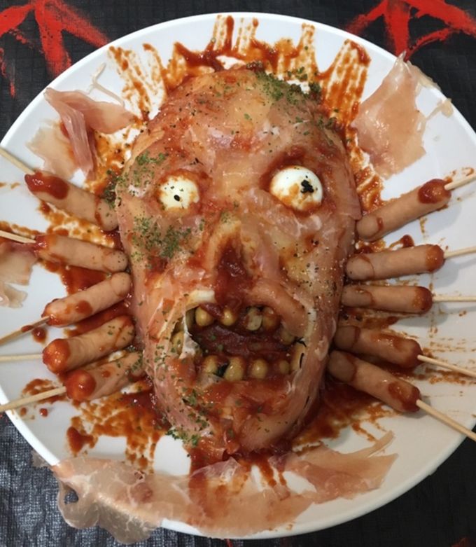 ハロウィンに♪冒涜ポテトと生ハム-レシピのメイン写真