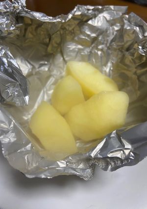 ストーブで焼きリンゴ🍎-レシピのメイン写真