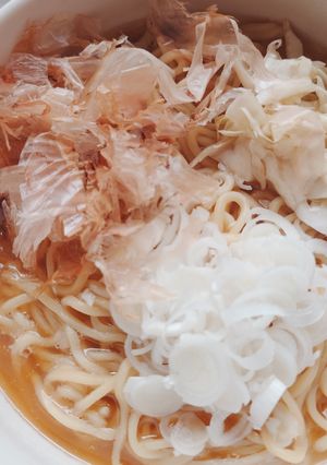 にぼしだしのラーメン 酢キャベツも-レシピのメイン写真