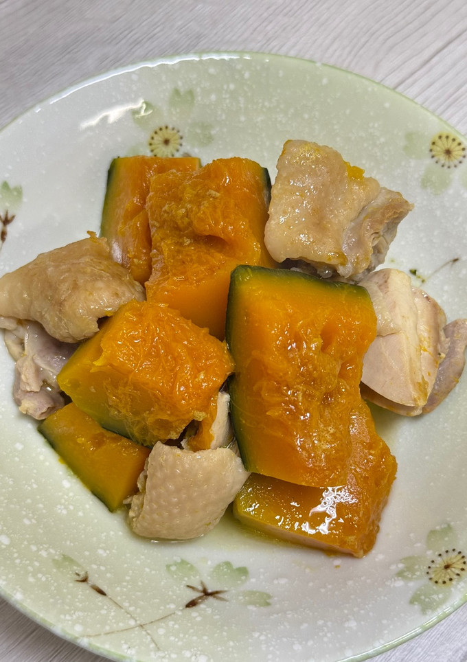 簡単　南瓜と鶏もものコンソメ煮-レシピのメイン写真