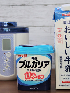明治の「ブルガリア甘みつき」でヨーグルト-レシピのメイン写真