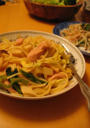筍と有り合わせ野菜のパスタ-レシピのメイン写真