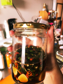 青唐辛子とニンニクの醤油漬け-レシピのメイン写真