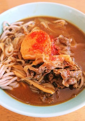 芋煮、いものこ汁リメイク☆カレーそば☆-レシピのメイン写真