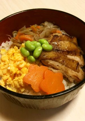 鶏肉の釜飯風丼ぶり-レシピのメイン写真