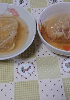 ゴロゴロ野菜のロールキャベツ-レシピのメイン写真
