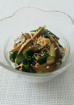 あっさり1品、ナスのエビ風味中華和え。-レシピのメイン写真