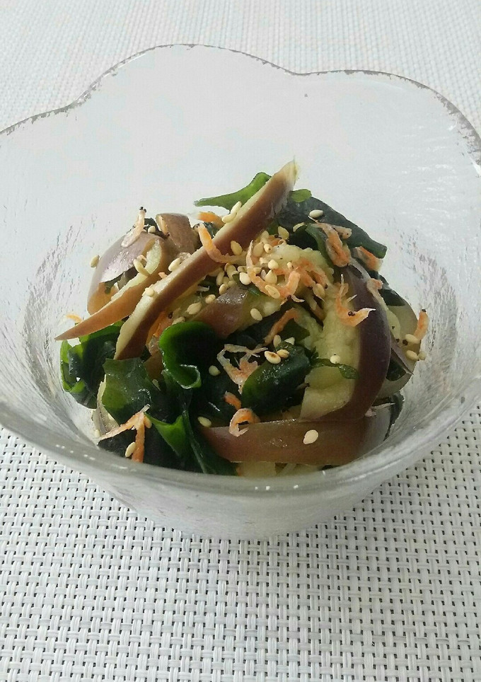あっさり1品、ナスのエビ風味中華和え。-レシピのメイン写真