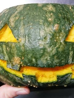 ハロウィン☆ジャックオランタンの掘り方-レシピのメイン写真