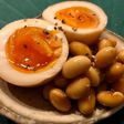 味玉に大豆♡入れちゃいました!