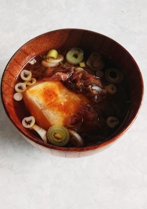 あったか〜い！簡単お餅スープ-レシピのメイン写真