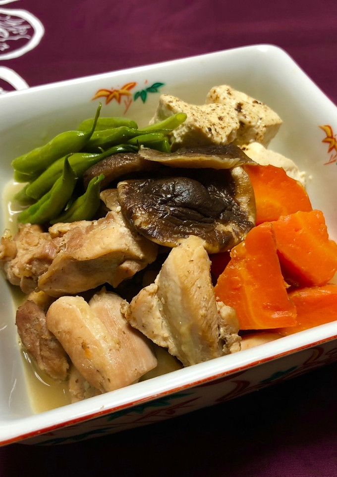 コク旨◆鶏モモ肉と焼き豆腐・椎茸の煮物-レシピのメイン写真