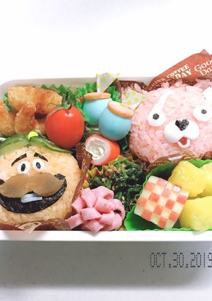 キャラ弁 フォートナイト弁当-レシピのメイン写真