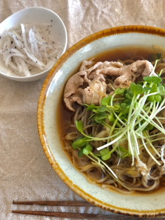 胡麻油香る豚ネギそば-レシピのメイン写真