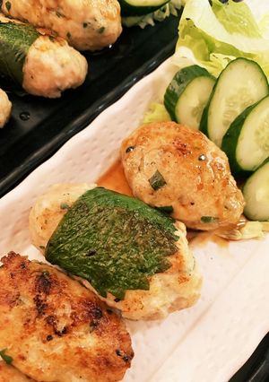 ササっとヘルシー♪ねぎまバーグ♬-レシピのメイン写真