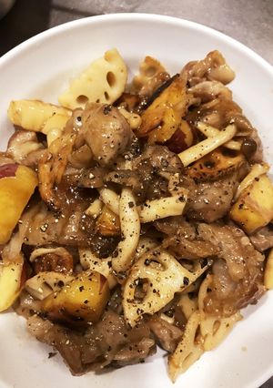 秋野菜のバルサミコ炒め-レシピのメイン写真