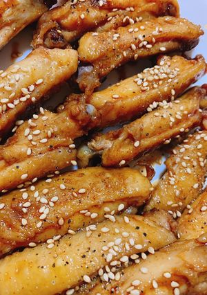 簡単★手羽中の甘辛煮★-レシピのメイン写真