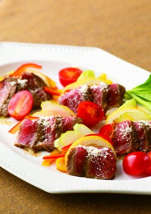 牛肉のタリアータ　レモンサラダ-レシピのメイン写真